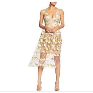 Dress the Population Audrey floral cocktail dress size S